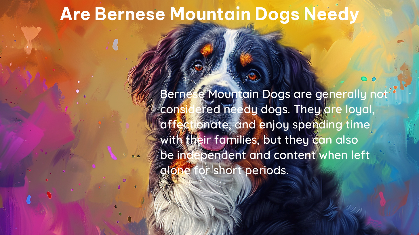 are bernese mountain dogs needy