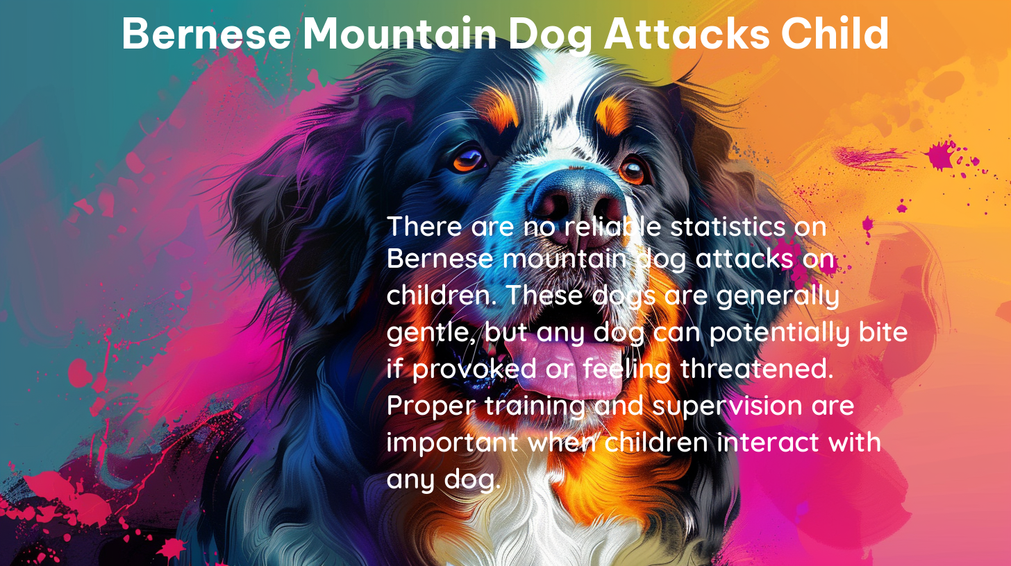 bernese mountain dog attacks child