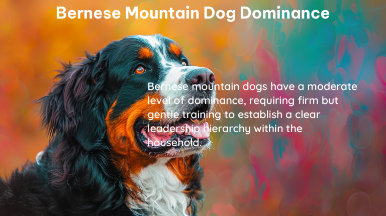 bernese mountain dog dominance