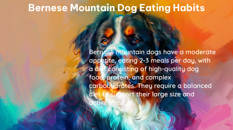 bernese mountain dog eating habits