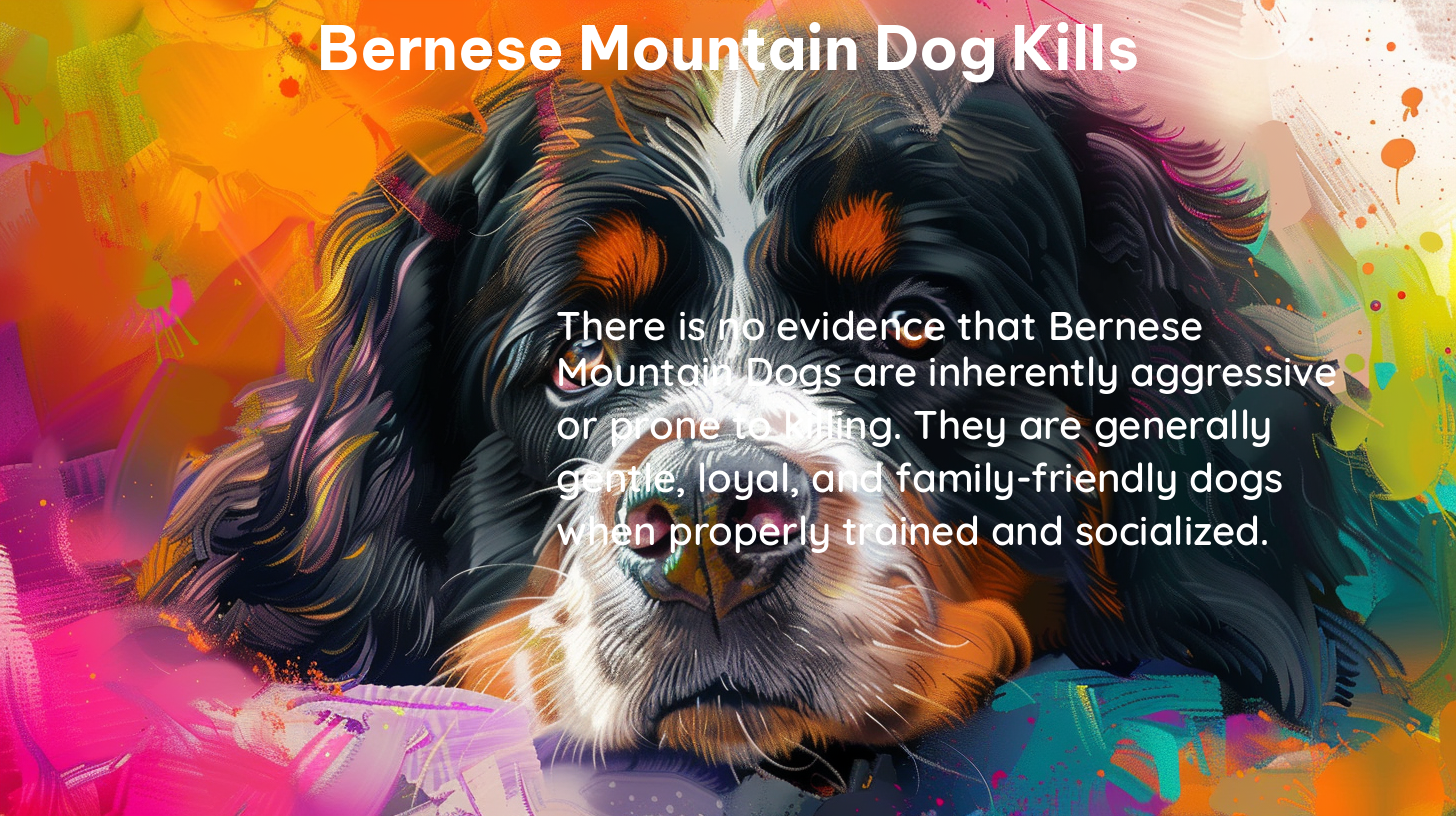 bernese mountain dog kills