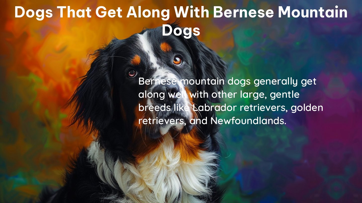 dogs that get along with bernese mountain dogs