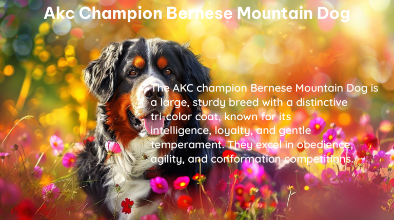 akc champion bernese mountain dog 1