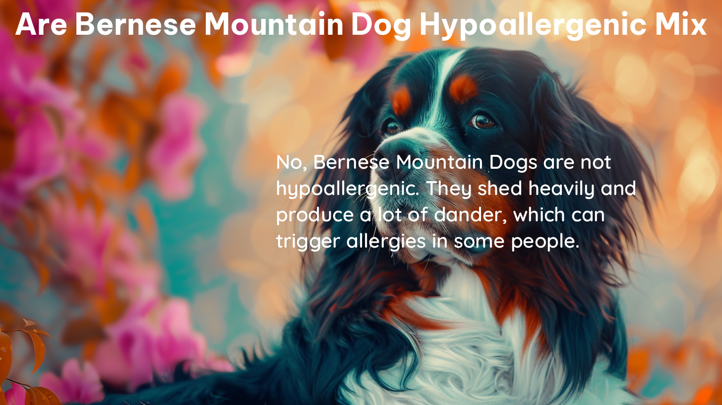 are bernese mountain dog hypoallergenic mix