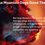 are bernese mountain dogs good therapy dogs