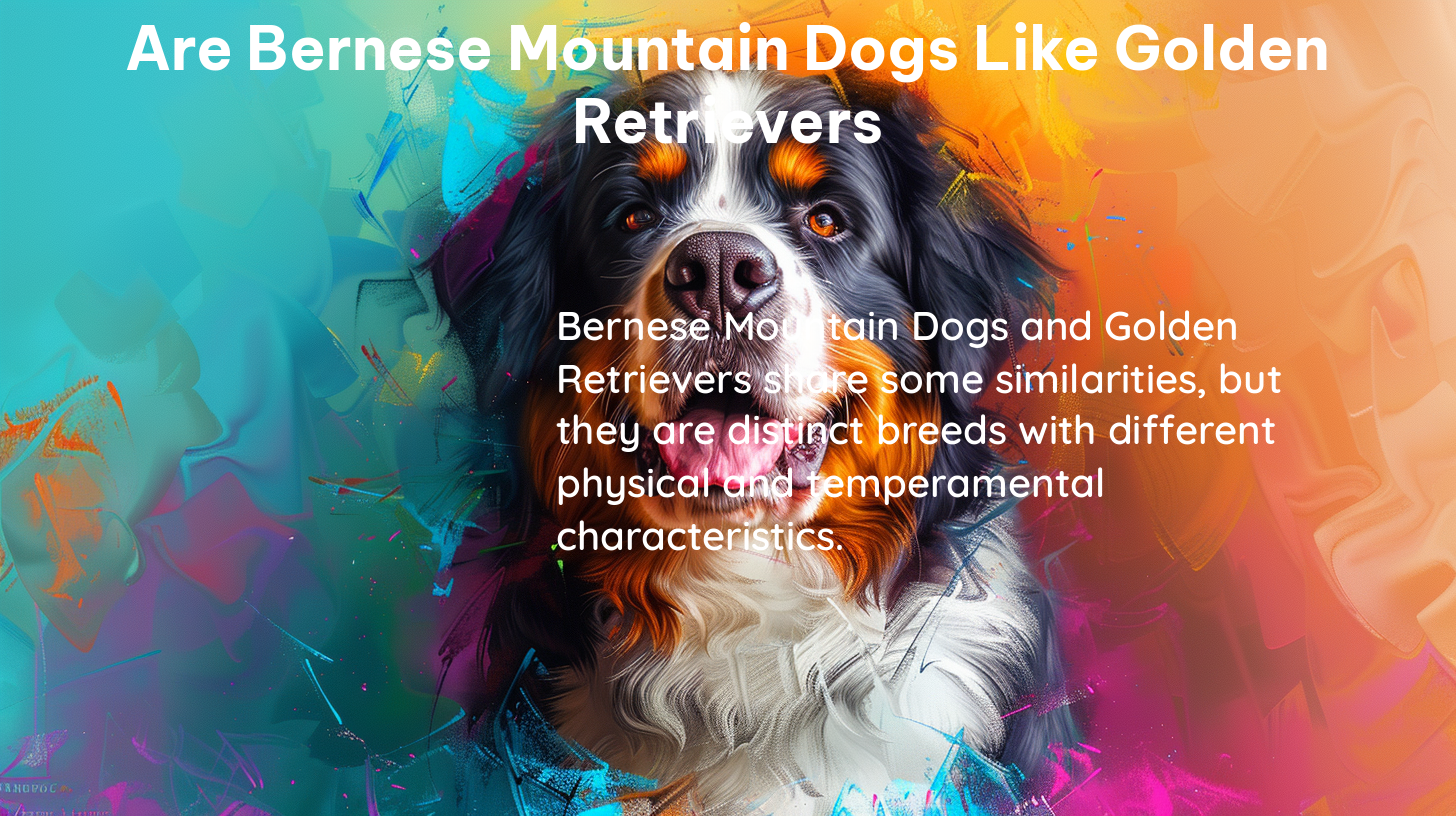 are bernese mountain dogs like golden retrievers