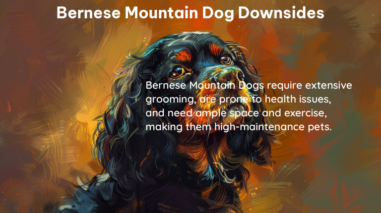 bernese mountain dog downsides