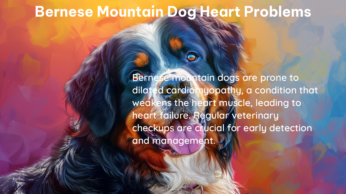 bernese mountain dog heart problems