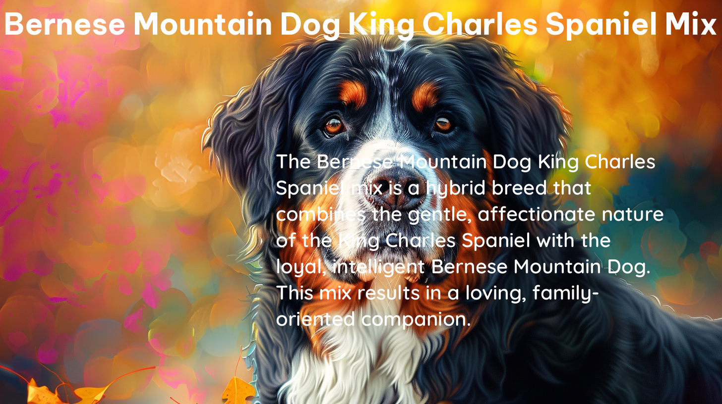 bernese mountain dog king charles spaniel