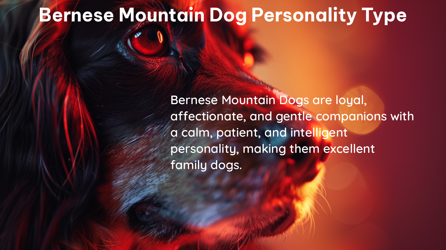 bernese mountain dog personality type