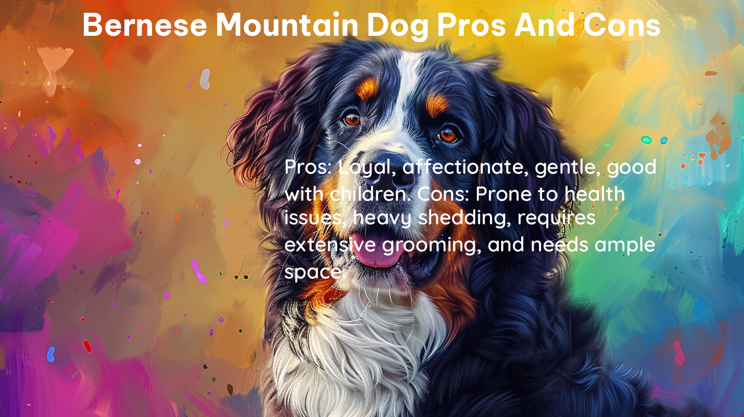 bernese mountain dog pros and cons