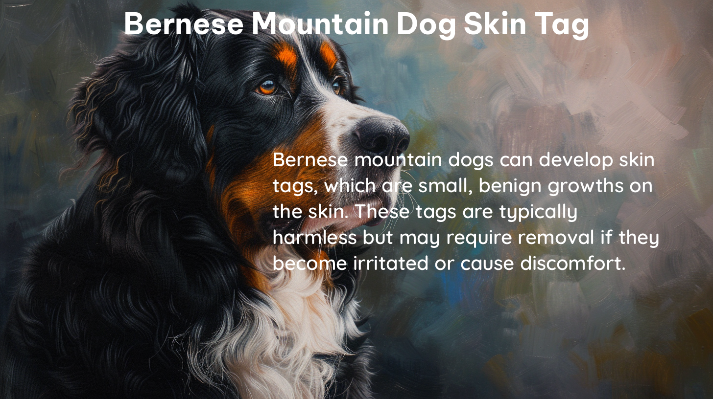 bernese mountain dog skin tag 1