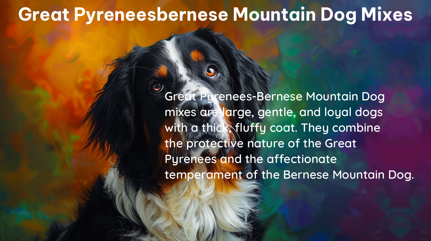 great pyreneesbernese mountain dog