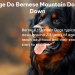 what age do bernese mountain dogs calm down