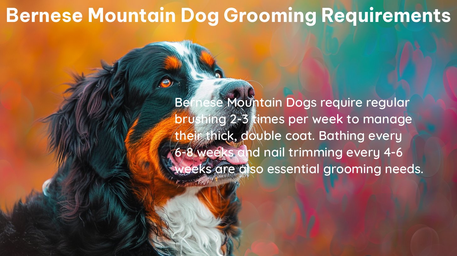 bernese mountain dog grooming requirements