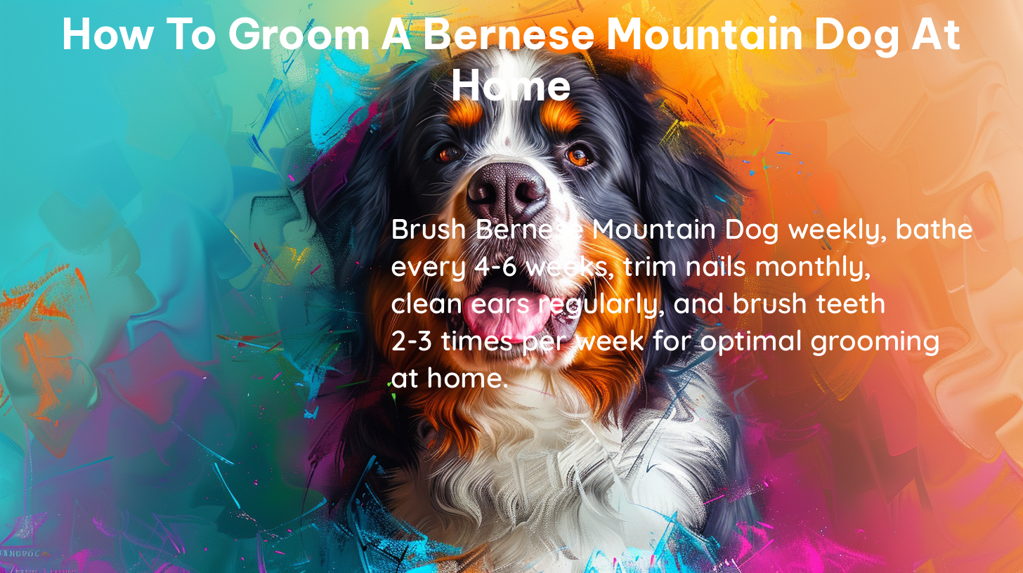 how to groom a bernese mountain dog at home